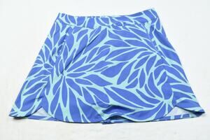 Vineyard Vines Performance Skort Womens 10 Blue Floral Pull-On Stretch Golf